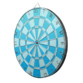 Aqua Blue Ombre Dartbord (Voorkant Rechts)