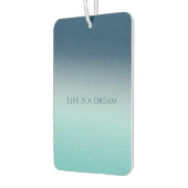 Aqua Blue Ombre Luchtverfrisser (Links)