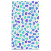 AQUA BLUE PAARSE WATERVERF EASTER EIEREN KLEIN CADEAUZAKJE (Achterkant)