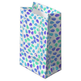 AQUA BLUE PAARSE WATERVERF EASTER EIEREN KLEIN CADEAUZAKJE