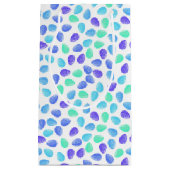 AQUA BLUE PAARSE WATERVERF EASTER EIEREN KLEIN CADEAUZAKJE (Voorkant)