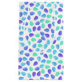 AQUA BLUE PAARSE WATERVERF EASTER EIEREN KLEIN CADEAUZAKJE