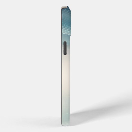 Aqua Blue Parelluminescent Case-Mate iPhone Case (Achterkant / Rechts)