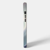 Aqua Blue Parelluminescent Case-Mate iPhone Case (Achterkant / Links)