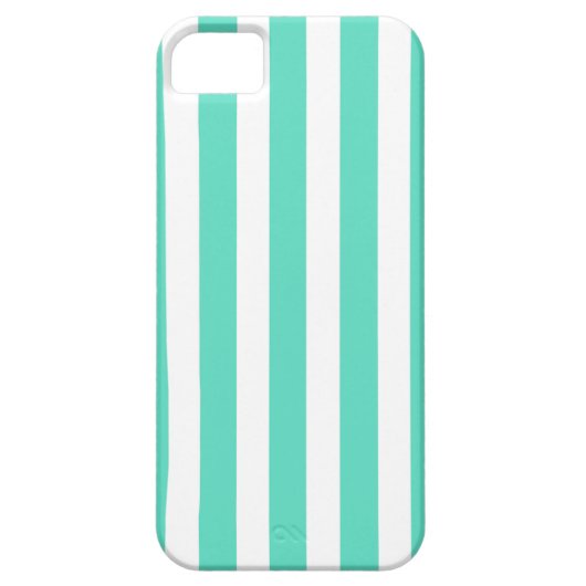 Aqua Blue Pattern Case-Mate iPhone Case (Achterkant)