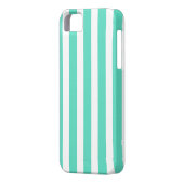 Aqua Blue Pattern Case-Mate iPhone Case (Achterkant Links)