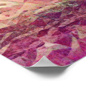 Aqua Blue Peachy Duck Art Decor Poster (Hoek)