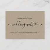 AQUA BLUE PINK FOLIAGE WREATH WEDDING WEBSITE INFORMATIEKAARTJE (Achterkant)