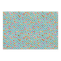 Aqua Blue Pink Paars Gold Glitter Mermaid