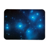 Aqua Blue Pleiades Constellation Foto Magneet (Horizontaal)