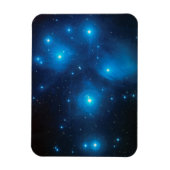 Aqua Blue Pleiades Constellation Foto Magneet (Verticaal)