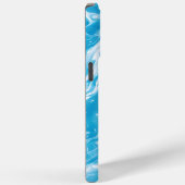 Aqua Blue Pool waterpatroon Case-Mate iPhone Case (Achterkant / Rechts)
