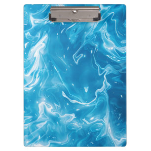 Aqua Blue Pool waterpatroon Klembord