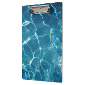 Aqua Blue Pool waterpatroon Klembord (Links)
