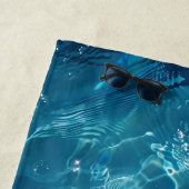 Aqua Blue Pool waterpatroon Strandlaken (In situ)