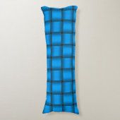 Aqua Blue Ribbon Body Pillow Lichaamskussen (Voorkant Verticaal)