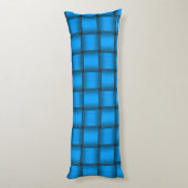 Aqua Blue Ribbon Body Pillow Lichaamskussen (Achterkant (Verticaal))