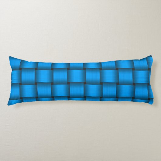 Aqua Blue Ribbon Body Pillow Lichaamskussen (Voorkant)