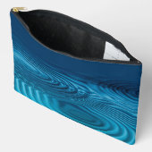 Aqua Blue Ripples Etui (Open)