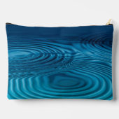 Aqua Blue Ripples Etui (Achterkant)