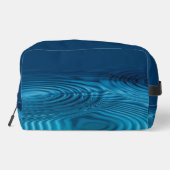 Aqua Blue Ripples Toilettasje (Achterkant)