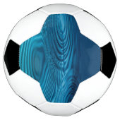 Aqua Blue Ripples Voetbal (Gedraaid)