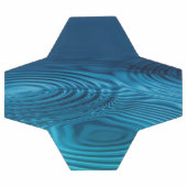 Aqua Blue Ripples Voetbal (Enkel)