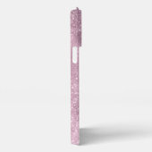 Aqua blue Roze zee sterrenstelsel abstract Monogra iPhone Hoesje (Rechterkant)