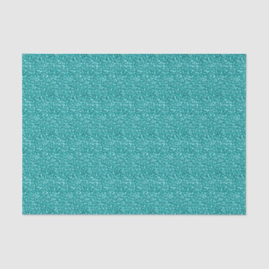 AQUA BLUE SEQUINS-WEEFSUE WRAPPINGPAPIER TISSUEPAPIER (Voorkant)
