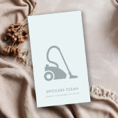 AQUA BLUE SIMPLE VACUUM CLEANER CLEANER SERVICE VISITEKAARTJE