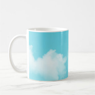 Aqua blue sky koffiemok