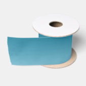 Aqua Blue Sky Ombre Verjaardag Satijnen Lint (Spoel)