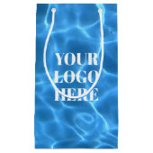 Aqua Blue Swimming Pool Photo for Your Logo Klein Cadeauzakje (Voorkant)