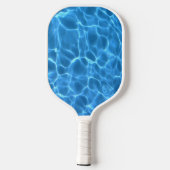 Aqua Blue Swimming Pool Photo for Your Logo Pickleball Paddle (Achterkant)