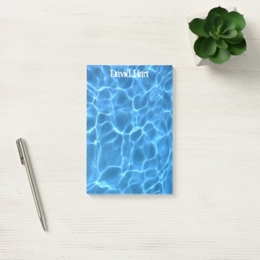 Aqua Blue Swimming Pool Post-it® Notes (Kantoor)