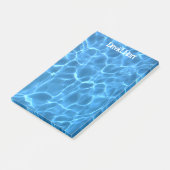 Aqua Blue Swimming Pool Post-it® Notes (Schuin)