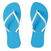 Aqua Blue Teenslippers (Voetbed)