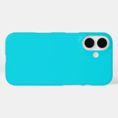 Aqua Blue telefoonhoesje Case-Mate iPhone Case (Achterkant (horizontaal))