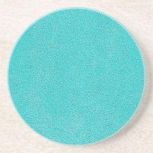 Aqua Blue Ultrasuede look Zandsteen Onderzetter