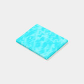 Aqua Blue Water Background Blank Post-it® Notes (Schuin)