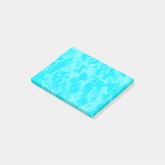 Aqua Blue Water Background Blank Post-it® Notes (Schuin)