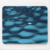 Aqua Blue Water Waves Muismat (Voorkant)