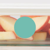 Aqua Blue Waterproof Labels (Aangebracht)