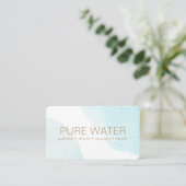 Aqua Blue Waterverf IV therapie wellness dayspa Visitekaartje (Staand voorkant)
