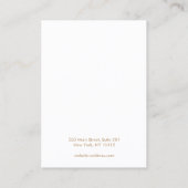 Aqua Blue Waterverf Ketting Display Holder Visitekaartje (Achterkant)