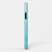 Aqua Blue Waterverf Ombre Pattern Case-Mate iPhone Case (Achterkant/rechts)