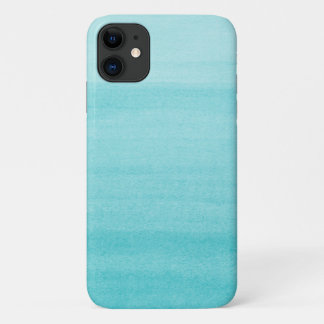 Aqua Blue Waterverf Ombre Pattern Case-Mate iPhone Case