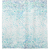 Aqua blue waterverf ombre stippen patroon