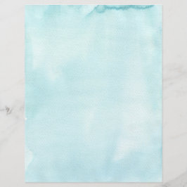 Aqua Blue-Waterverf papier