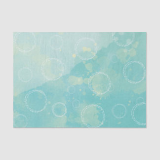 Aqua Blue Waterverf-weefselpapier Tissuepapier